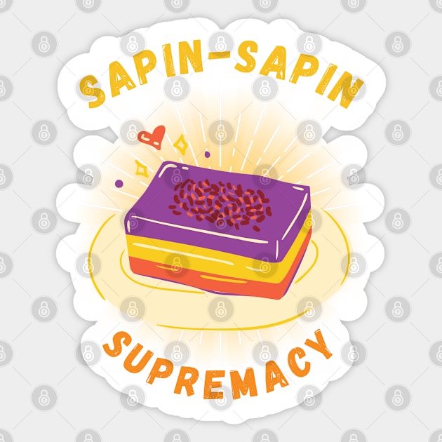 Sapin-sapin supremacy filipino food Sticker by Moonwing